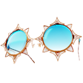 Lunettes en forme d'étoile