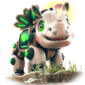 Benny le bébé rhino