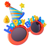 Lunettes d'anniversaire