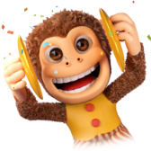 Singe encourageant