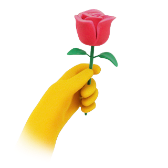 Rose à main