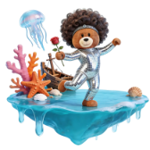 Tom dans la mer