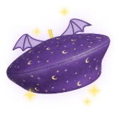 Chapeau ailes de chauve-souris