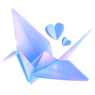 Grue en origami