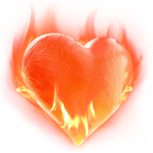 Cœur de flamme