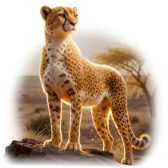 Guépard d'Arabie